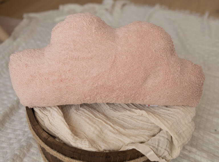 Wolkenkissen Frottee rosa 26.- Wolkenkissen Frottee rosa 26.-