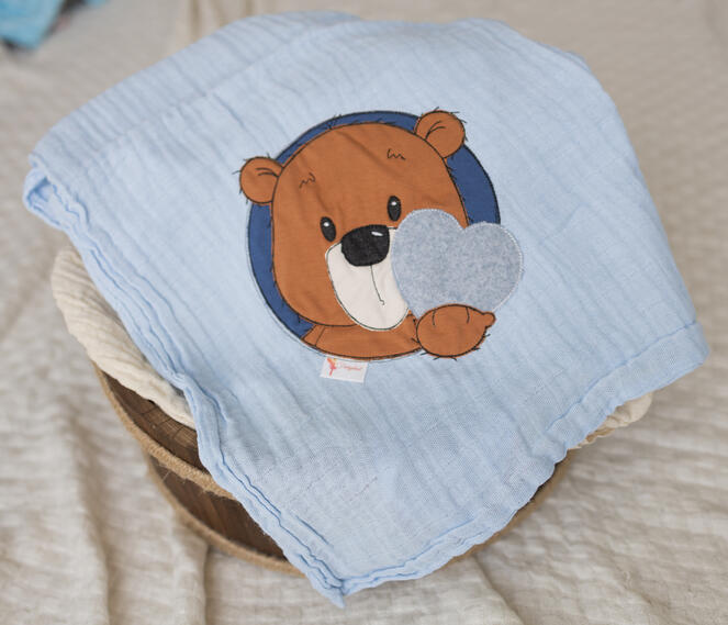 Nuschi Button Teddy Herz 40.- Nuschi Button Teddy Herz 40.-