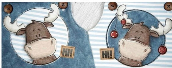 Button Elch mit oder ohne Weihnachtskugeln Button Elch mit oder ohne Weihnachtskugeln