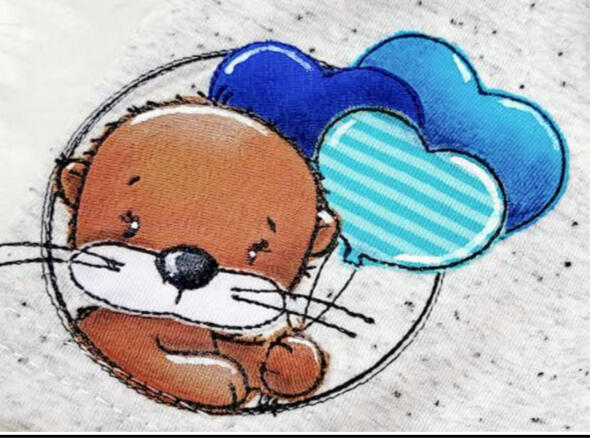 Otter Button Herz Ballon Otter Button Herz Ballon