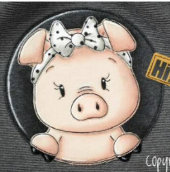 Button Schweinchen Button Schweinchen