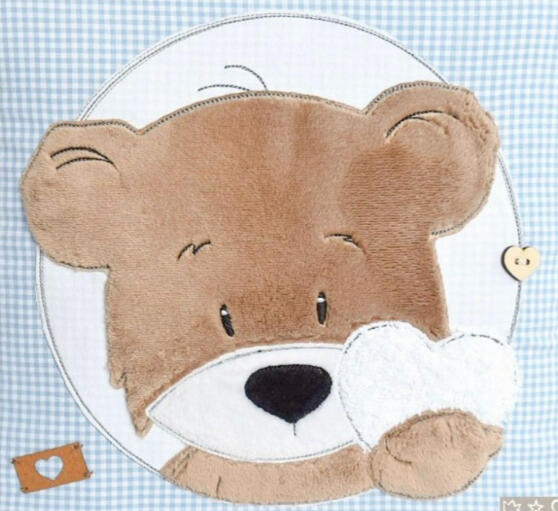 Button Teddy Herz