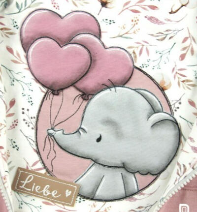 Button Elefant Herzchenballon Button Elefant Herzchenballon