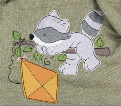 Waschbär Zweig Waschbär Zweig